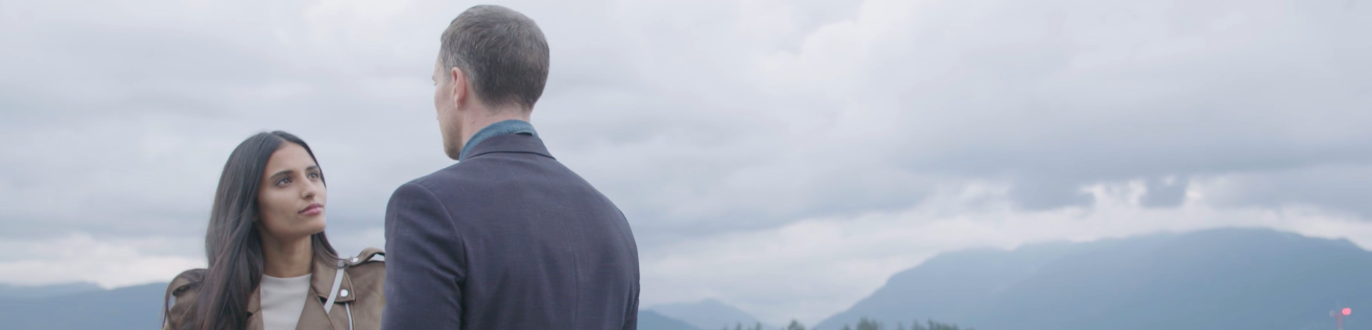 Couple at harbour via Hubert Kang