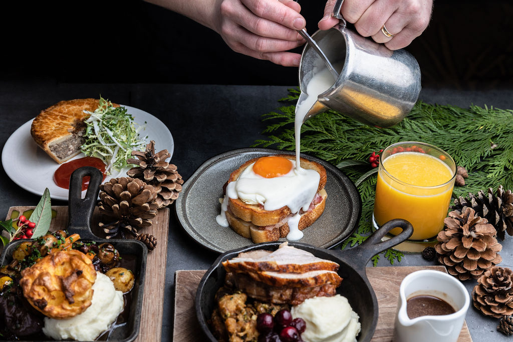 Festive brunch