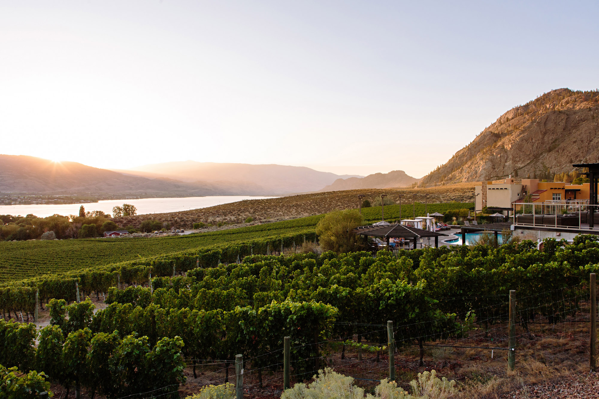 a view of Nk'Mip Winery