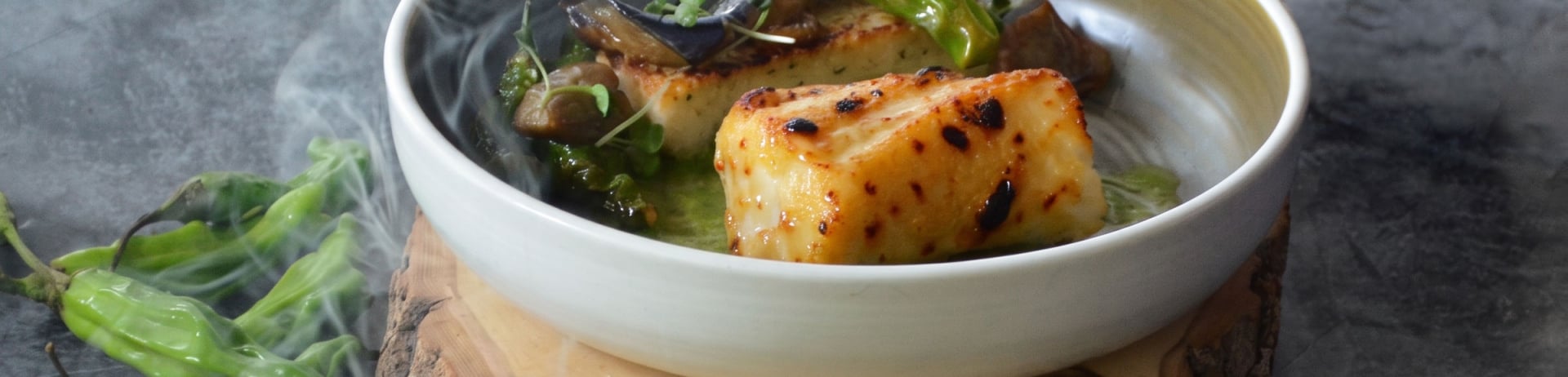 A dish from ARC's Led by a Love of Oak and Smoke Province-to-Plate menu