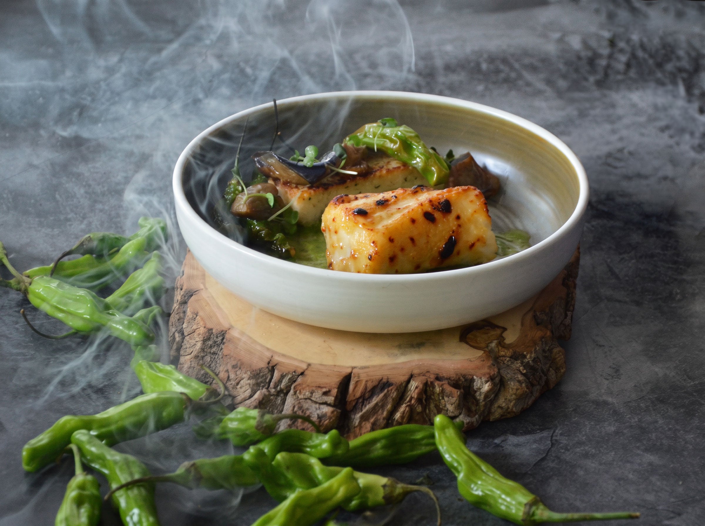 A dish from ARC's Led by a Love of Oak and Smoke Province-to-Plate menu